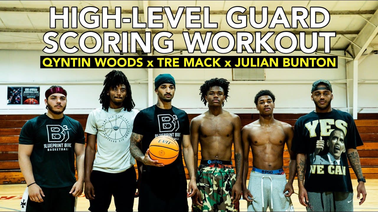 ELITE 2029 Guards Tre Mack & Qyntin Woods in the lab crafting with the BLPRNT Team